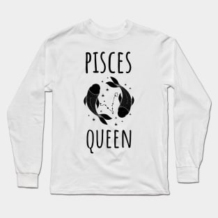 pisces queen Long Sleeve T-Shirt